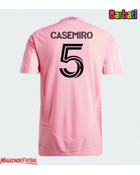 Inter Miami Casemiro #5 Tricou Fotbal Replică 2026-27 Barbati Acasa Inter Miami Casemiro #5 Tricou Fotbal Replică 2026-27 Barbati Acasa